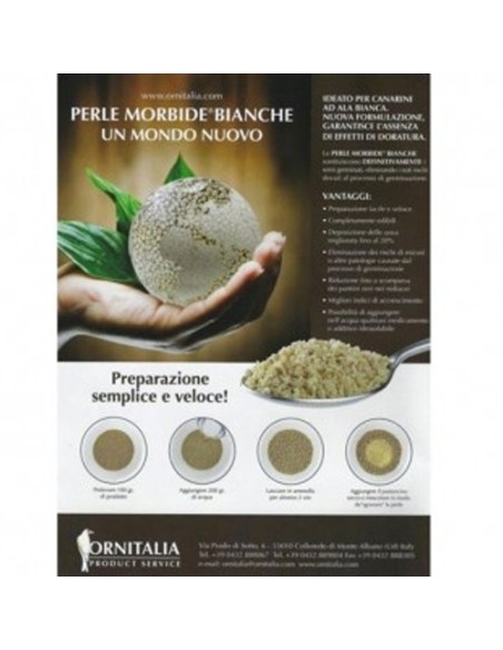Ornitalia Perle Morbide Bianche