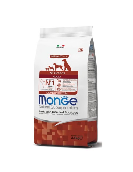 Monge Natural Superpremium All Breeds Adult Agnello 2,5 Kg