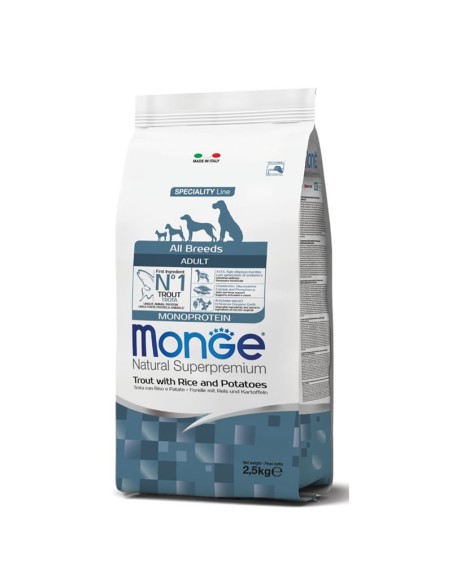 Monge Natural Superpremium All Breeds Adult Trota 2,5 Kg