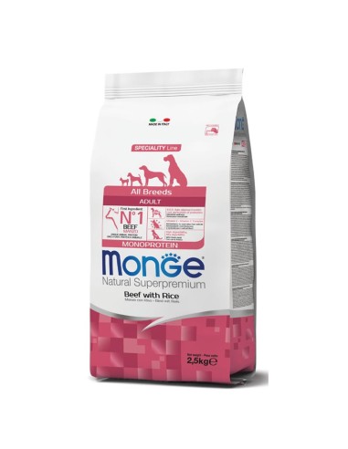 Monge Natural Superpremium All Breeds Adult Manzo 2,5 Kg