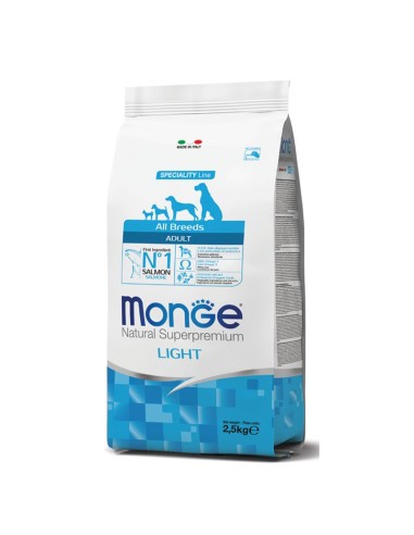 Monge Natural Superpremium All Breeds Adult Light 2,5 Kg