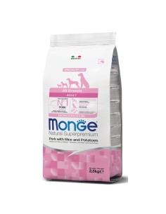 Monge Natural Superpremium All Breeds Adult Maiale 2,5 Kg