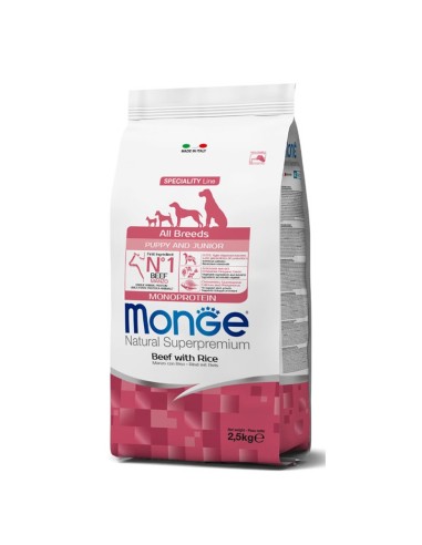 Monge Natural Superpremium All Breeds Puppy Manzo 2,5 Kg