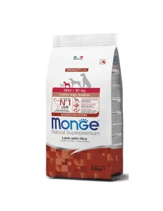 Monge Natural Superpremium Mini Puppy Agnello
