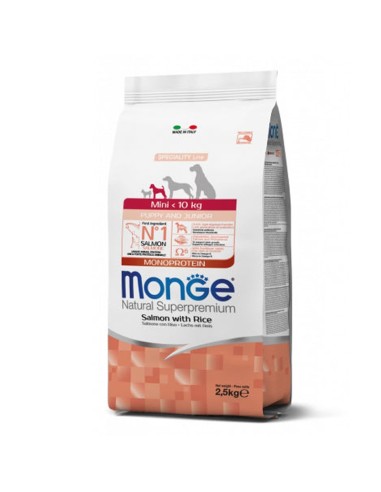 Monge Natural Superpremium Mini Puppy Salmone