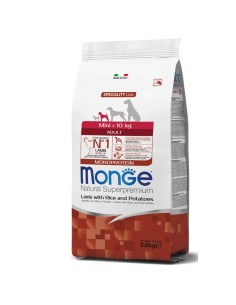 Monge Natural Superpremium Mini Adult Agnello