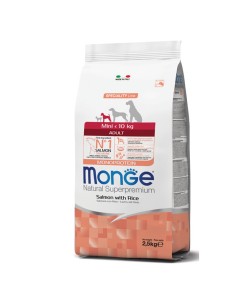 Monge Natural Superpremium Mini Adult Salmone