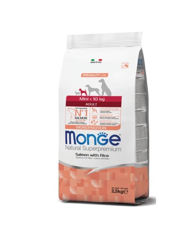 Monge Natural Superpremium Mini Adult Salmone