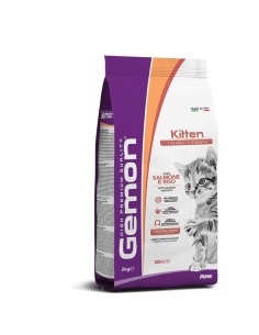 Gemon Gatto Kitten Salmone 2 Kg