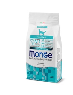 Monge Gatto Sterilised Merluzzo 1,5 Kg