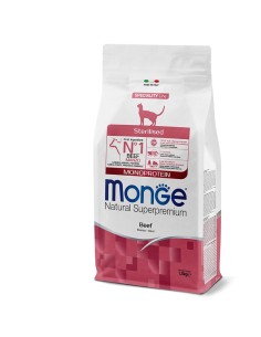 Monge Gatto Sterilised Manzo 1,5 Kg
