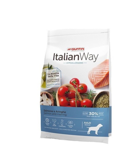 Giuntini ItalianWay Medium Adult Salmone e Aringhe 3 Kg