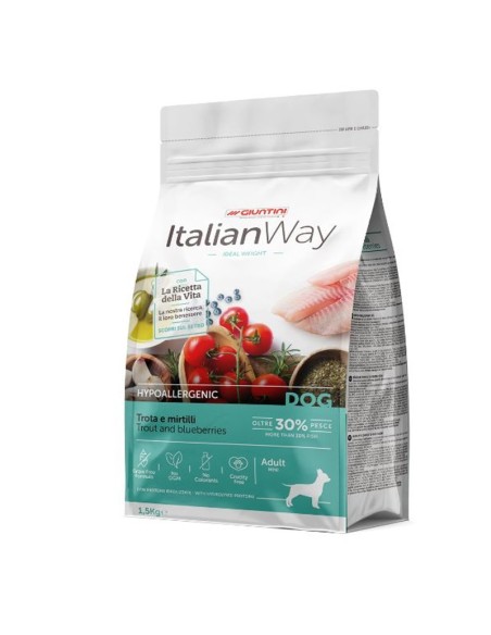 Giuntini ItalianWay Mini Adult Trota e Mirtilli 1,5 Kg