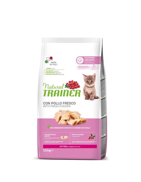 Natural Trainer Gatto Kitten Pollo