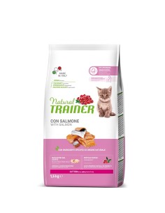 Natural Trainer Gatto Kitten Salmone 1,5 Kg