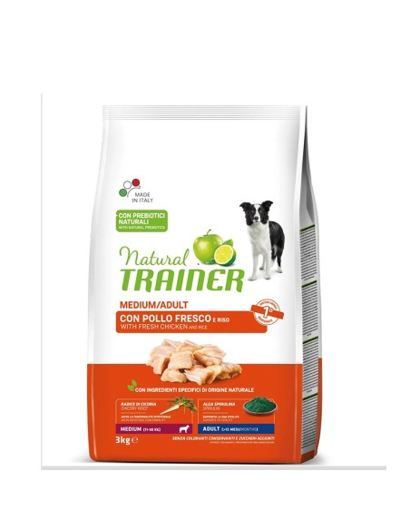 Natural Trainer Adult Medium Pollo 3 Kg