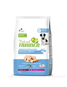 Natural Trainer Cane Puppy Medium Pollo 3 Kg