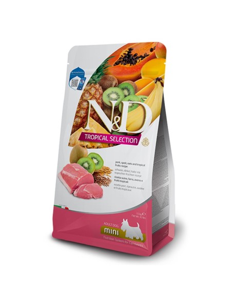 Farmina N&D Adult Mini Cane Suino e Frutti Tropicali 1,5 Kg