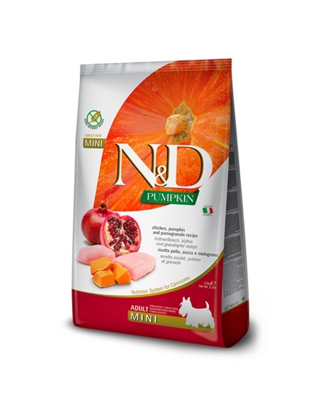 Farmina N&D Cane Adult Pollo, Zucca e Melograno 800 gr