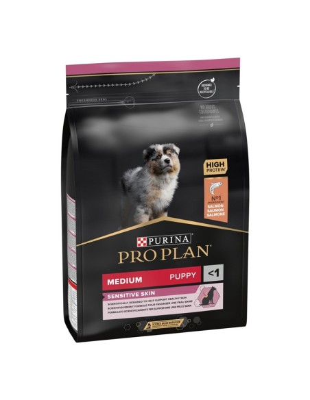 Purina Pro Plan Medium Puppy Sensitive Skin Salmone 3 Kg