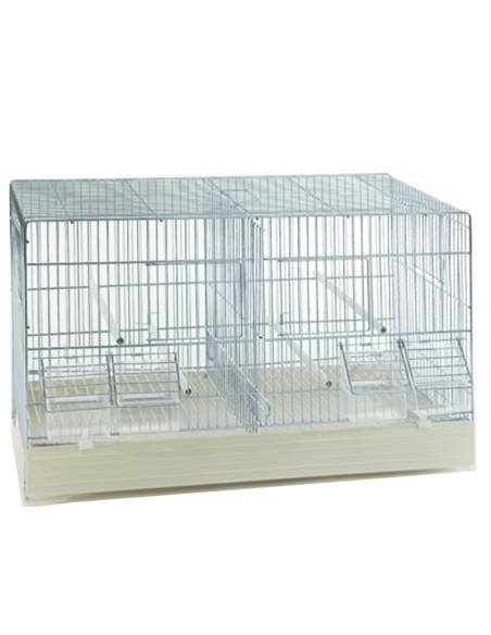 Domus Molinari Gabbia Zincata 55 cm Fondo in Plastica
