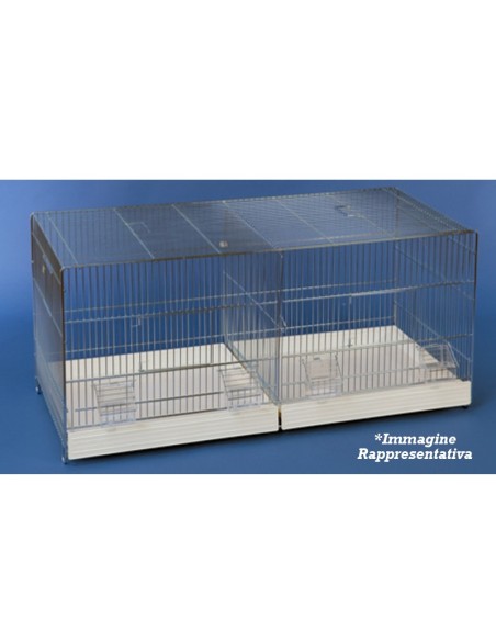 Domus Molinari Gabbia Zincata 90 cm Fondo in Plastica