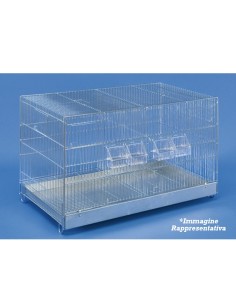 Domus Molinari Gabbia Zincata 70 cm Fondo Zincato