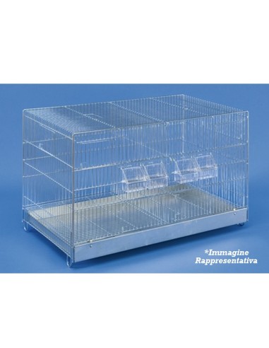 Domus Molinari Gabbia Zincata 70 cm Fondo Zincato