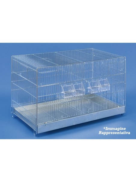 Domus Molinari Gabbia Zincata 70 cm Fondo Zincato