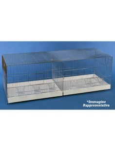 Domus Molinari Gabbia Zincata 120 cm Fondo in Plastica
