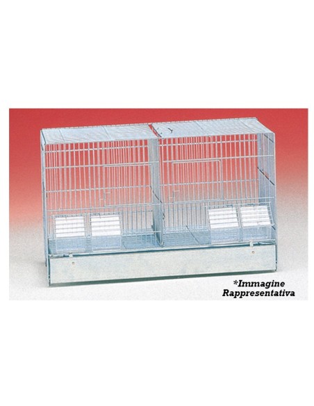 Domus Molinari Gabbia Zincata 64 cm Fondo Zincato
